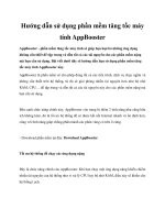 Tài liệu Hướng dẫn sử dụng phần mềm tăng tốc máy tính AppBooster docx