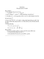Tài liệu Đề Thi Thử Học Sinh Giỏi Lớp 9 Toán - Phần 1 - Đề 12 pdf