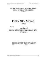 THIẾT KẾ TRUNG TÂM GIÁM ĐỊNH HÀNG HÓA TP. HCM