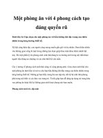 Tài liệu Một phòng ăn với 4 phong cách tạo dáng quyến rũ docx