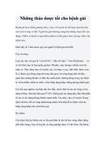 Tài liệu Những thảo dược tốt cho bệnh gút pdf