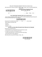 Tài liệu MẪU GIẤY CHỨNG NHẬN THẨM ĐỊNH THIẾT KẾ XE CƠ GIỚI CẢI TẠO docx