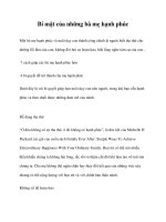 Tài liệu Bí mật của những bà mẹ hạnh phúc pdf