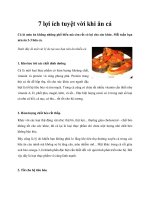 Tài liệu 7 lợi ích tuyệt vời khi ăn cá pdf