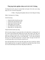 Tài liệu Tổng hợp kinh nghiệm chăm sóc bé từ 6 tới 12 tháng ppt