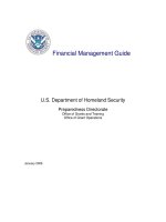 Tài liệu Financial Management Guide: U.S. Department of Homeland Security ppt