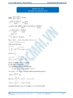 Hướng dẫn giải đề kiểm tra định kỳ số 2 - 2013 môn toán thầy phương