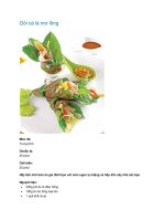 Tài liệu Gỏi cá lá mơ lông pptx