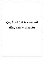 Tài liệu Quyến rũ 6 thác nước nổi tiếng nhất ở châu Âu pdf