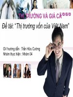 Thị trường vốn của việt nam