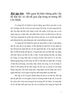 mối quan hệ biện chứng giữa vấn đề dân tộc và vấn đề giai cấp trong tư tưởng hồ chí minh 1