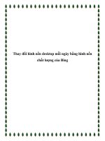 Tài liệu Thay đổi hình nền desktop mỗi ngày bằng hình nền chất lượng của Bing. docx