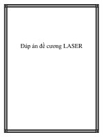 Tài liệu Đáp án đề cương LASER pot
