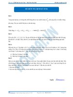 Đề kiểm tra định kỳ số 6 2013 - môn toán