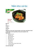 Tài liệu Nấm kho cá lóc pdf