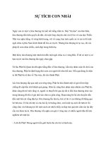 Tài liệu SỰ TÍCH CON NHÁI doc