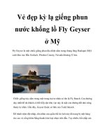 Tài liệu Vẻ đẹp kỳ lạ giếng phun nước khổng lồ Fly Geyser ở Mỹ potx
