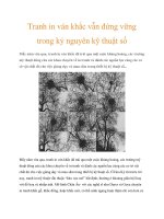 Tài liệu Tranh in ván khắc vẫn đứng vững trong kỷ nguyên kỹ thuật số potx