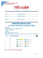 Tài liệu CÀI ĐẶT WINDOWS SERVER 2008 doc