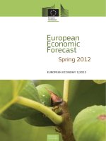 Tài liệu European Economic Forecast Spring 2012 pdf