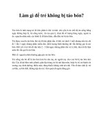 Tài liệu Làm gì để trẻ không bị táo bón? pptx