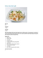Tài liệu Gỏi su hào nấm tuyết doc