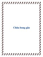 Tài liệu Chữa bong gân doc