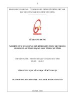 Nghiên cứu xây dựng mô hình kiến trúc hệ thống giám sát an toàn mạng máy tính cấp tỉnh