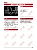 Tài liệu BÀI 3: LÝ LUẬN VỀ PHÁP LUẬT potx