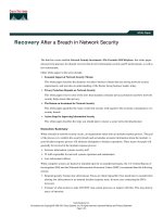 Tài liệu Recovery After a Breach in Network Security doc