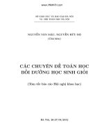 [VNMATH COM] CAC CHUYEN DE BD HSG hanoi hn 2012