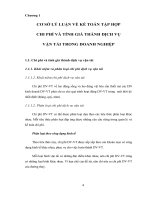 Tài liệu Chương 1 CƠ SỞ LÝ LUẬN VỀ KẾ TOÁN TẬP HỢP CHI PHÍ VÀ TÍNH GIÁ THÀNH DỊCH VỤ VẬN TẢI TRONG DOANH NGHIỆP pot