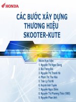 Tài liệu CÁC BƯỚC XÂY DỰNG THƯƠNG HIỆU SKOOTER-KUTE docx