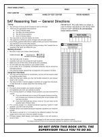 SAT test 4