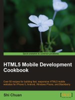 Tài liệu HTML5 Mobile Development Cookbook doc