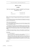Tài liệu The Tax Credit (New Category of Child Care Provider) Regulations 1999 pptx