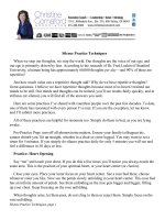 Silence practice techniques