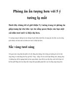 Tài liệu Phòng ăn ấn tượng hơn với 5 ý tưởng lạ mắt pptx