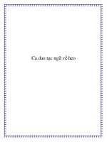 Tài liệu Ca dao tục ngữ về heo potx