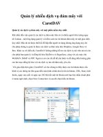 Tài liệu Quản lý nhiều dịch vụ đám mây với CarotDAV pot