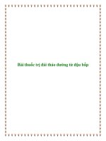 Tài liệu Bài thuốc trị đái tháo đường từ đậu bắp doc