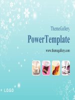 template powerpoint  1087tgp cosmetic l