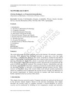 Tài liệu NETWORK SECURITY BY CHRISTOS DOULIGERIS AND PANAYIOTIS KOTZANIKOLAOU ppt