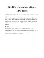 Tài liệu Tìm hiểu về ứng dụng Vi trong HĐH Linux pptx