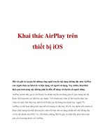 Tài liệu Khai thác AirPlay trên thiết bị iOS doc