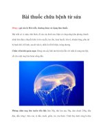 Tài liệu Bài thuốc chữa bệnh từ sứa doc