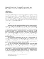 Tài liệu Situated Cognition, Dynamic Systems, and Art: On Artistic Creativity and Aesthetic Experience docx