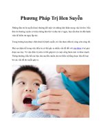 Tài liệu Phương Pháp Trị Hen Suyễn docx