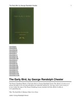 Tài liệu The Early Bird A Business Man''''s Love Story pdf