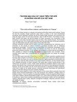 Tài liệu Thương mại hoa cắt cành trên thế giới và những vấn đề của Việt Nam doc